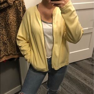 Yellow light spring/summer jacket